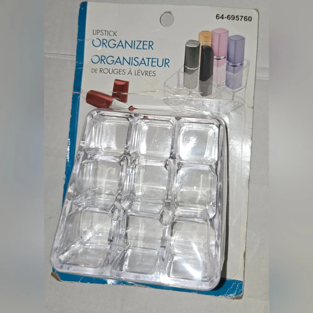 Clear Acrylic Lipstick Organizer